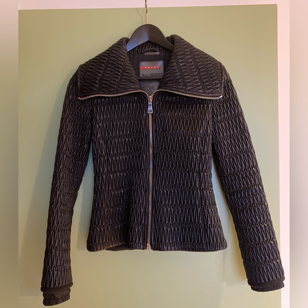 Prada black coat